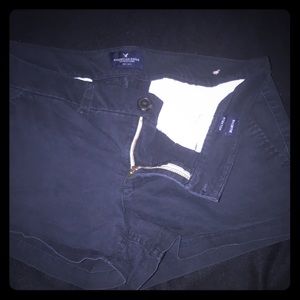 Black American Eagle shorties size 10